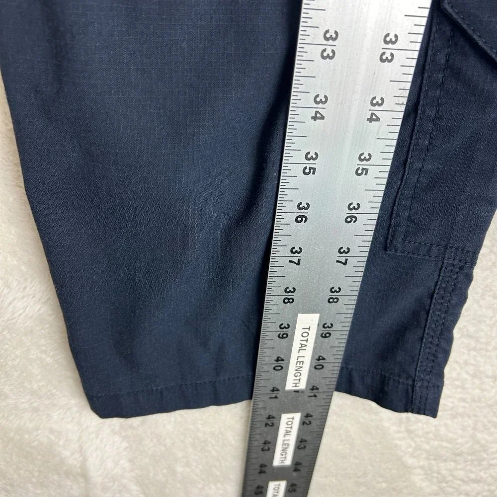 First Tactical Cargo Pants Mens 32x32 Navy Blue Logo Utility Pocket Comfort